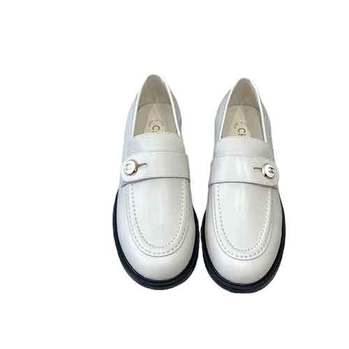 Chanel Button Strap Loaf