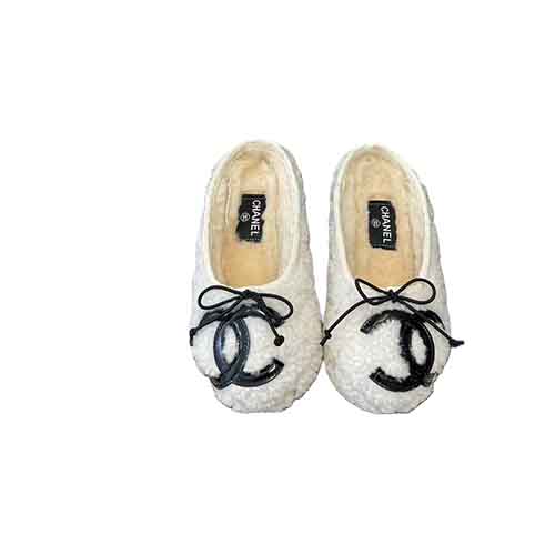 Chanel Shearling Slipper