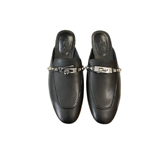 Hermès Jet Black Calfski