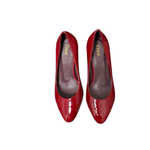 Chloé Red Patent Leather