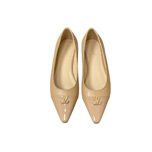 Nude Beige Leather LV Lo