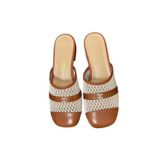 Chanel Brown Mesh CC Log