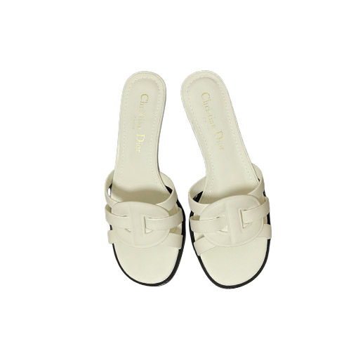 White Smooth Leather Dio