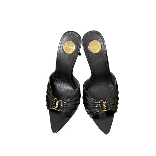 YSL-Inspired Black Pleat