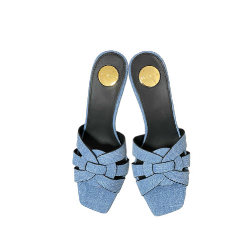 YSL Denim Blue Fabric Wo