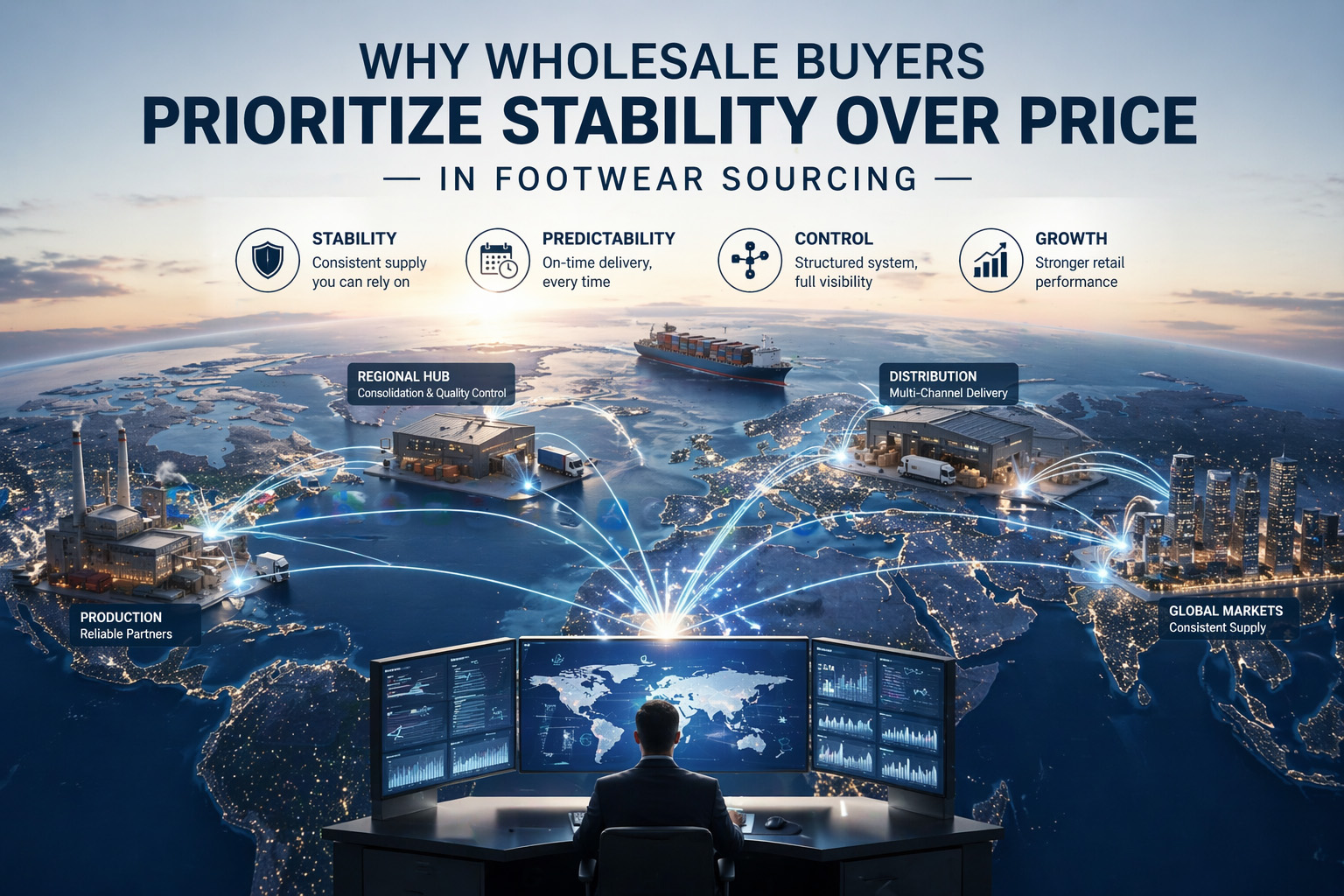 Why Wholesale Buyers Prioritize Stability Over Price in Footwear Sourcing