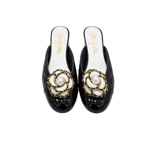 Chanel Black Pearl Camel