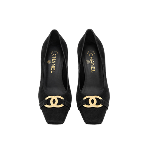 Chanel Black Suede Eveni