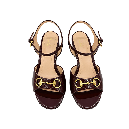 Gucci Bordeaux Patent Ho