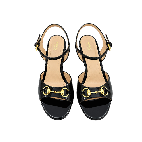 Gucci Noir Patent Horseb