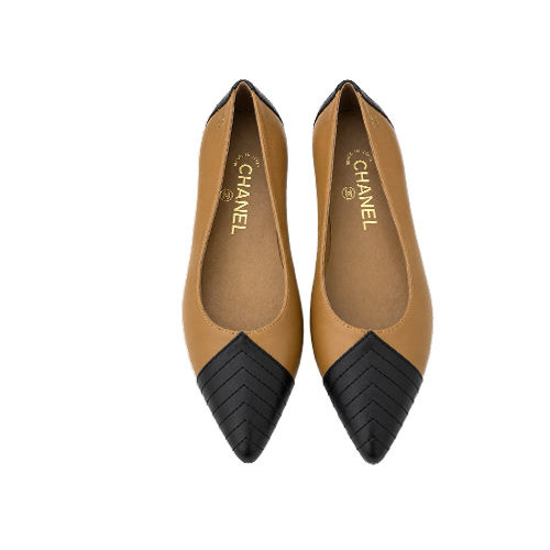 Chanel Bailarina Camel N